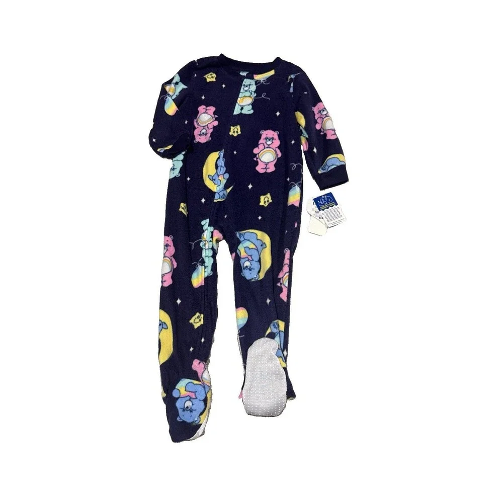 Care Bears Toddler Unisex One Piece Sleeper Pajamas, Size 5T